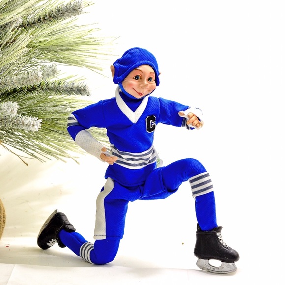 Posable Hockey Elf 16” - Picture 2 of 2